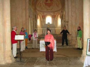 zingen in Romaanse dorpskerkjes